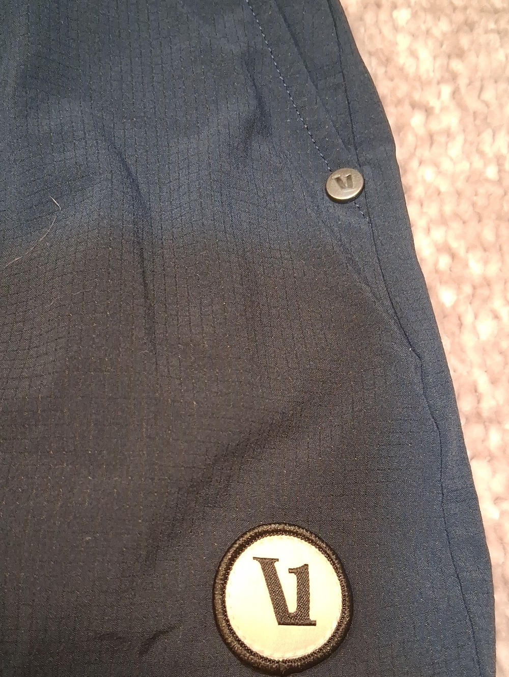 Vuori Navy Athletic Skort with Light Drawcord - Picture 2 of 8